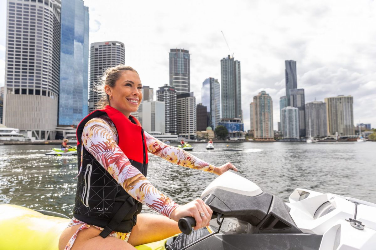 Blast Jet Ski Tour is fully guided & showcases Brisbane